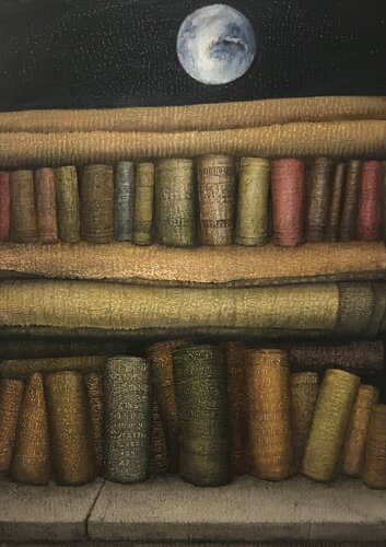 Library van Sergey Sergeev, Schilderij te koop op Singulart