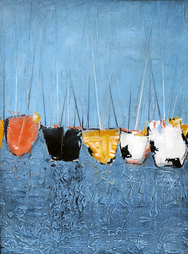 Antib-1, Homage to Nicolas De Stael van Sergey Sergeev, Schilderij te koop op Singulart