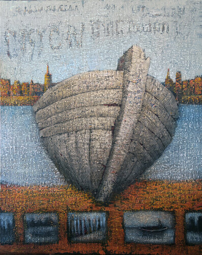 Bateau St-Malo van Sergey Sergeev, Schilderij te koop op Singulart