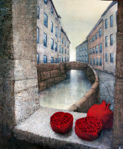 Fenêtre, grenades by Sergey Sergeev, Painting for Sale on Singulart