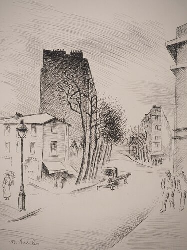 La gloire de Paris : Belleville à vol d'âme di Maurice Asselin, Stampa in vendita su Singulart