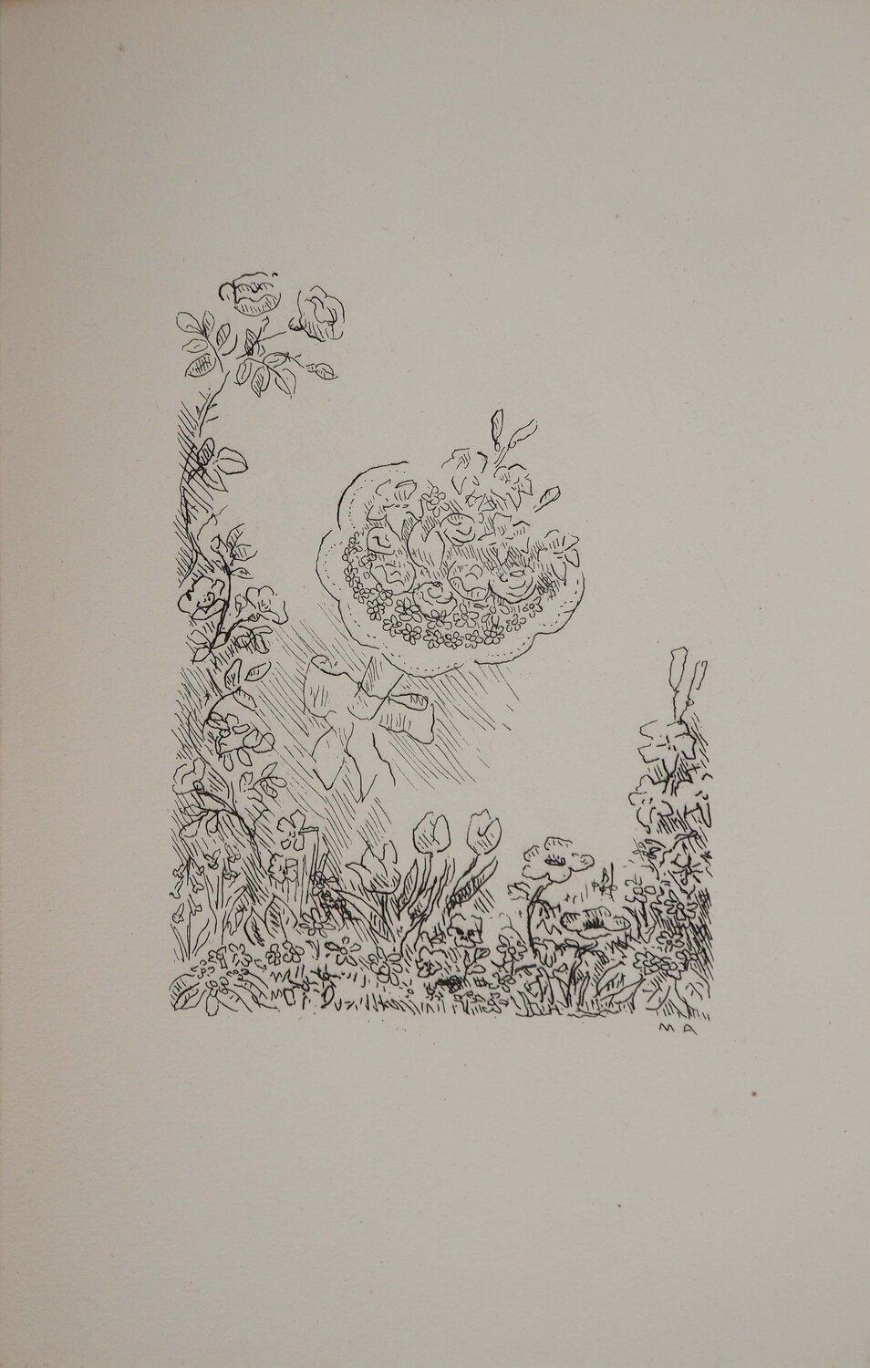 Le lancer du bouquet Maurice Asselin
