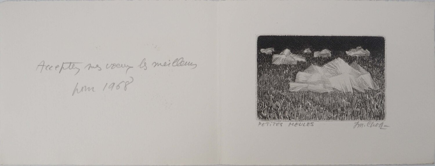 Petites Meules Maurice Chot-Plassot Print for sale