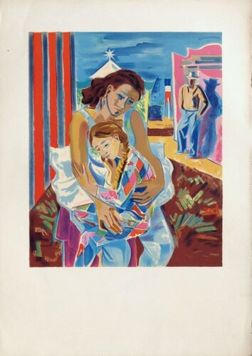 Gens du cirque II von Maurice Poncelet, Druck kaufen auf Singulart