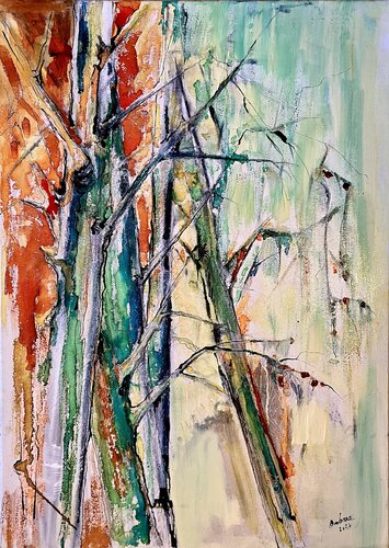 Embrasement van barbara lavenda, Schilderij te koop op Singulart