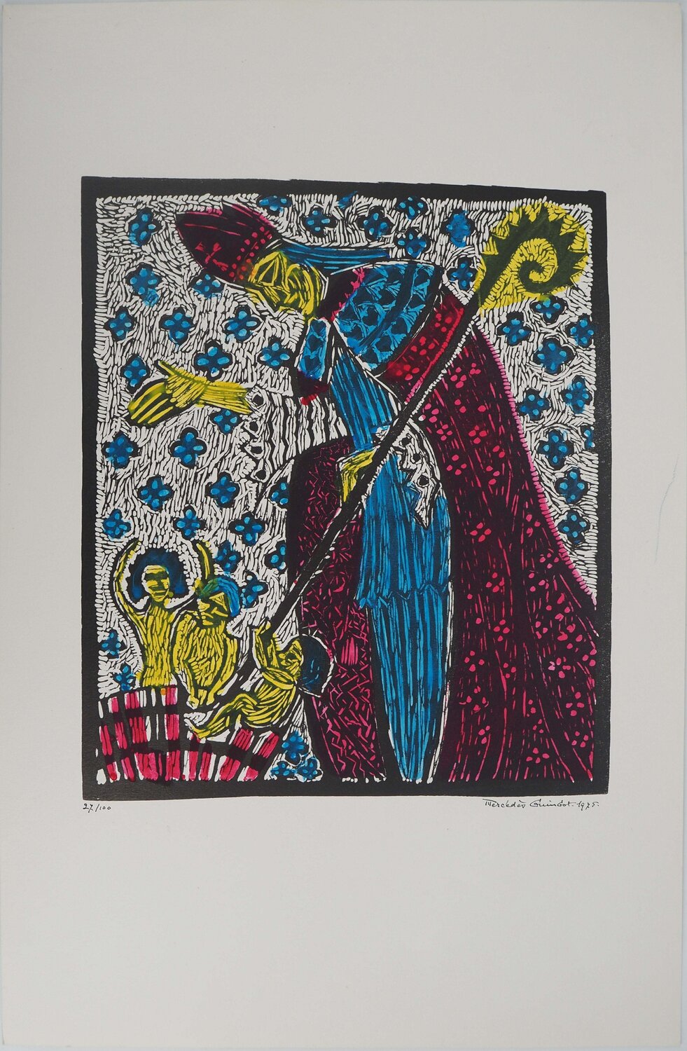 Saint Nicolas récompense les enfants Mercédès Guingot Édition à vendre
