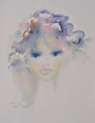 La future mariée by Merry Shan, Print for Sale on Singulart