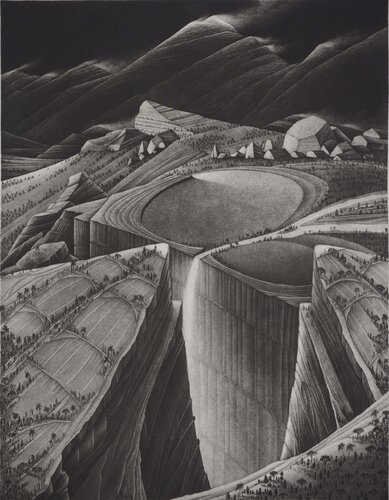 Paysage de montagne by Michel Estèbe, Print for Sale on Singulart