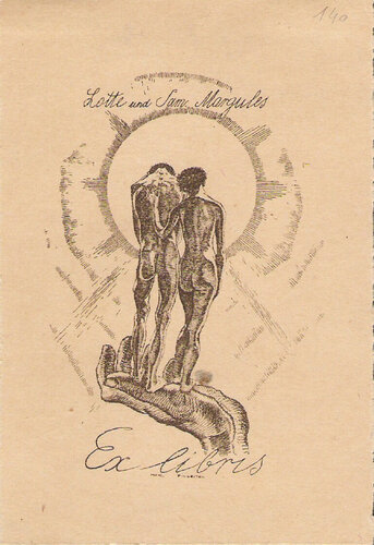 Ex Libris Lotte und Sam Margules de Michel Fingesten, Impresión a la venta en Singulart