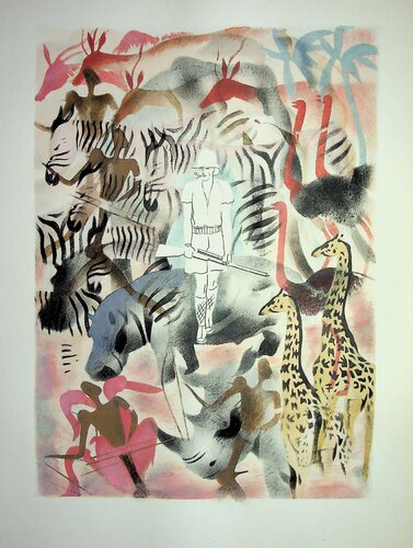 La pêche sportive by Milivoj Uzelac, Print for Sale on Singulart