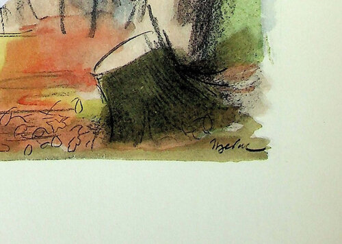 La chasse traditionnelle von Milivoj Uzelac, Druck kaufen auf Singulart