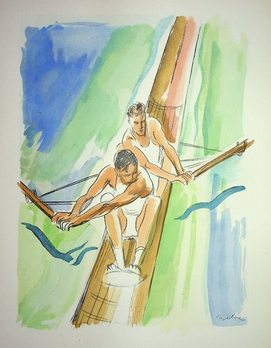 L'aviron by Milivoj Uzelac, 版画 for Sale on Singulart