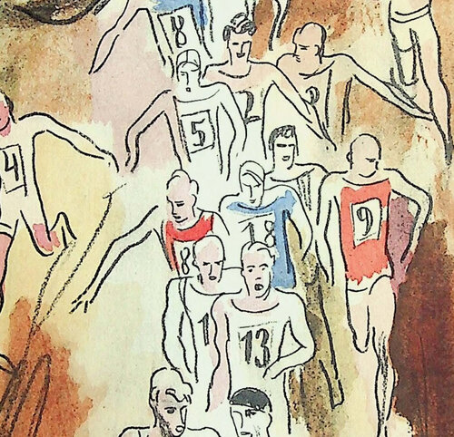 Course : Marathon de Paris van Milivoj Uzelac, Afdruk te koop op Singulart