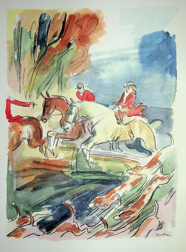 La course à cheval by Milivoj Uzelac, 版画 for Sale on Singulart
