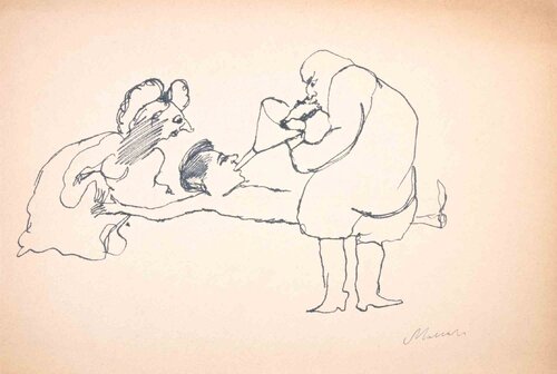 Castor Oil by Mino Maccari, Work on Paper for Sale on Singulart