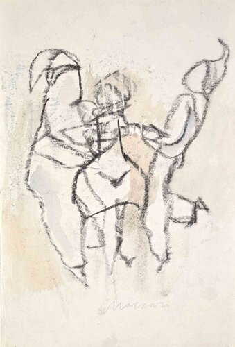 The Dance by Mino Maccari, Work on Paper for Sale on Singulart
