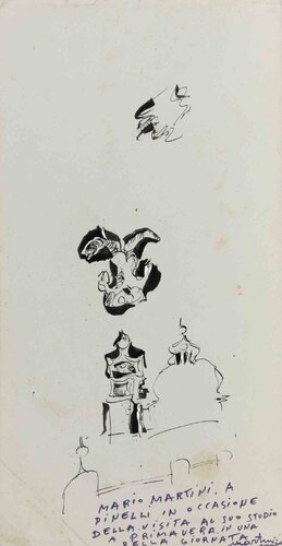 Sketch di Mino Maccari, Opera su carta in vendita su Singulart