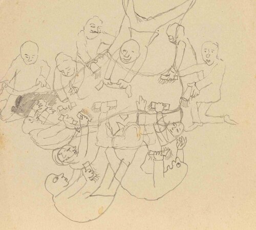 Party by Mino Maccari, Work on Paper for Sale on Singulart