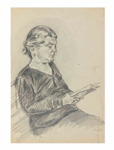 Portrait di Mino Maccari, Opera su carta in vendita su Singulart