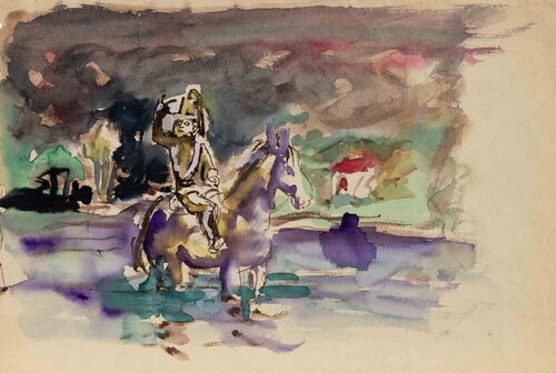 The Knight von Mino Maccari, Werk auf Papier kaufen auf Singulart
