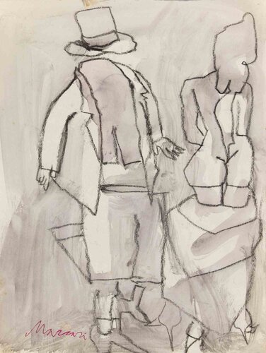  The Invisible Man van Mino Maccari, Werk op papier te koop op Singulart