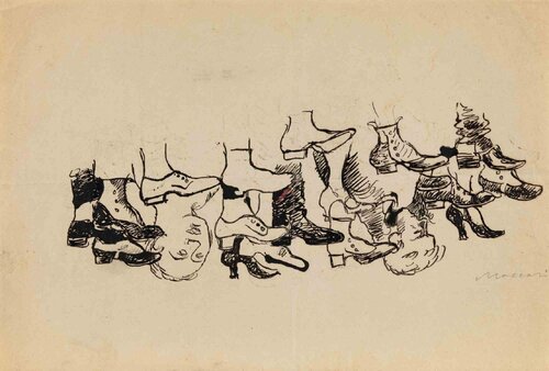  The Trampled di Mino Maccari, Opera su carta in vendita su Singulart