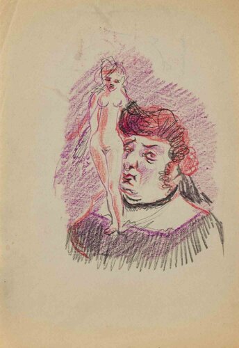 The Dream by Mino Maccari, Work on Paper for Sale on Singulart
