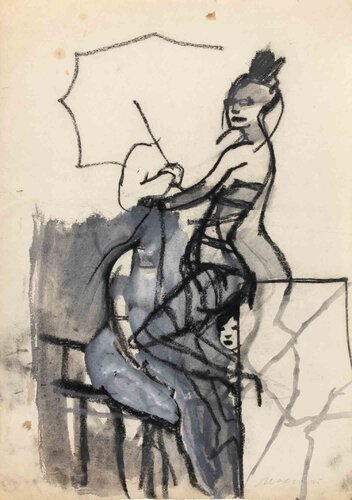  Figures van Mino Maccari, Werk op papier te koop op Singulart