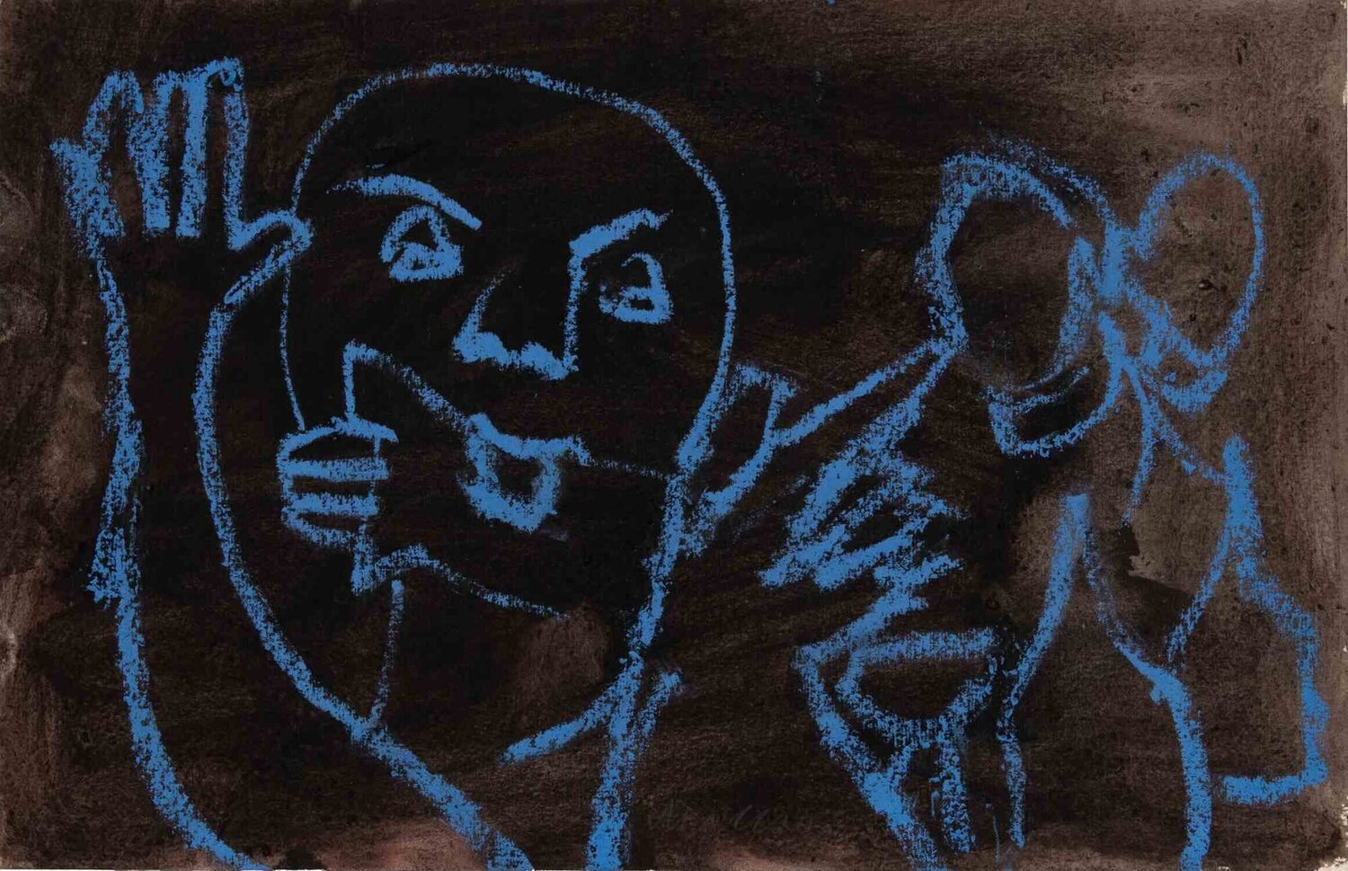 Sketch Mino Maccari Werk auf Papier zu verkaufen
