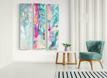 Star Seeds (Tripthychon 3x200x50cm) Eva Konya