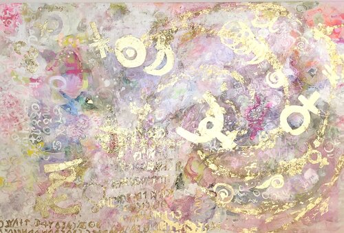 Loved of Universe by Eva Konya, Painting for Sale on Singulart