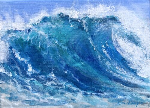 Wellen der Liebe IV von Eva Konya, Malerei kaufen auf Singulart