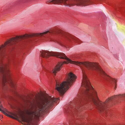 Rosenspiel II par Eva Konya, Peinture en vente sur Singulart