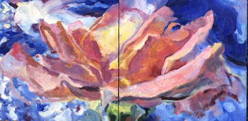 The Rose Dance of Soul by Eva Konya, 油畫 for Sale on Singulart