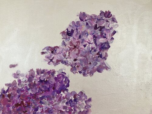 Lilac - Symbol of Love by Eva Konya, 油畫 for Sale on Singulart
