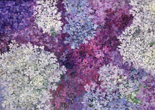 Lilac ecstase von Eva Konya, Malerei kaufen auf Singulart