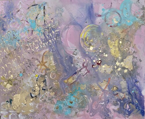 Glow with the Flow van Eva Konya, Schilderij te koop op Singulart
