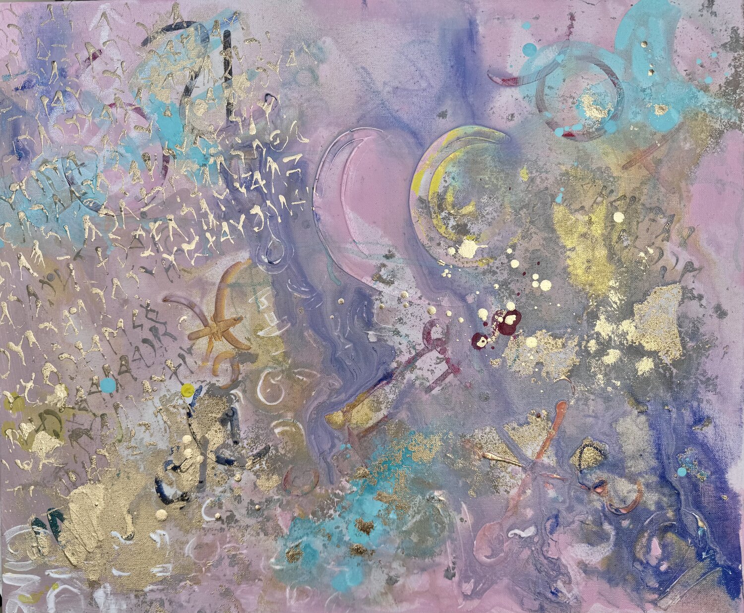 Glow with the Flow Eva Konya Peinture originale à vendre