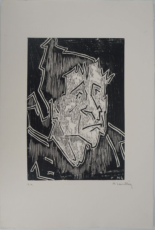 Homme au bonnet Monique Lavallee