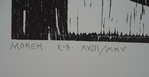 Les acrobates von Mordecai Moreh, Druck kaufen auf Singulart