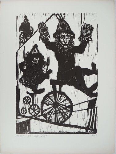 Les acrobates par Mordecai Moreh, Édition en vente sur Singulart