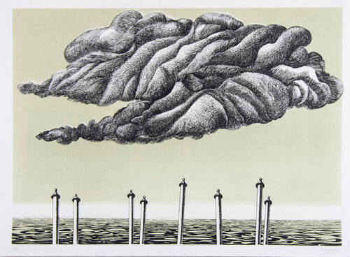 Untitled (Clouds over Venice) by Giacomo Porzano, Print for Sale on Singulart