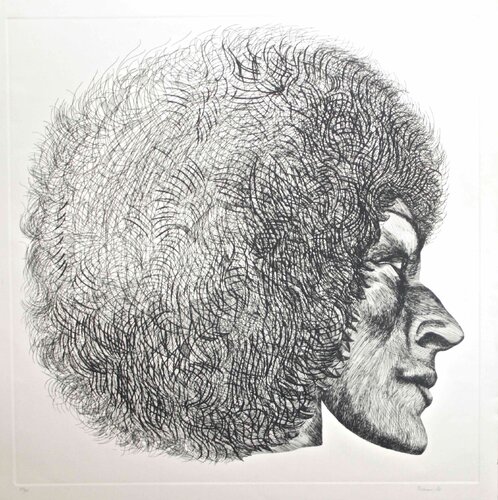 Profile by Giacomo Porzano, Print for Sale on Singulart