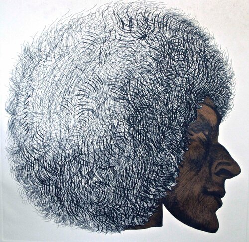 White profile II - Profilo bianco II by Giacomo Porzano, Print for Sale on Singulart