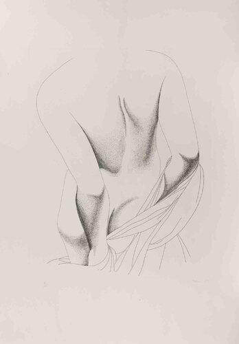 Nude from the Back von Giacomo Porzano, Druck kaufen auf Singulart