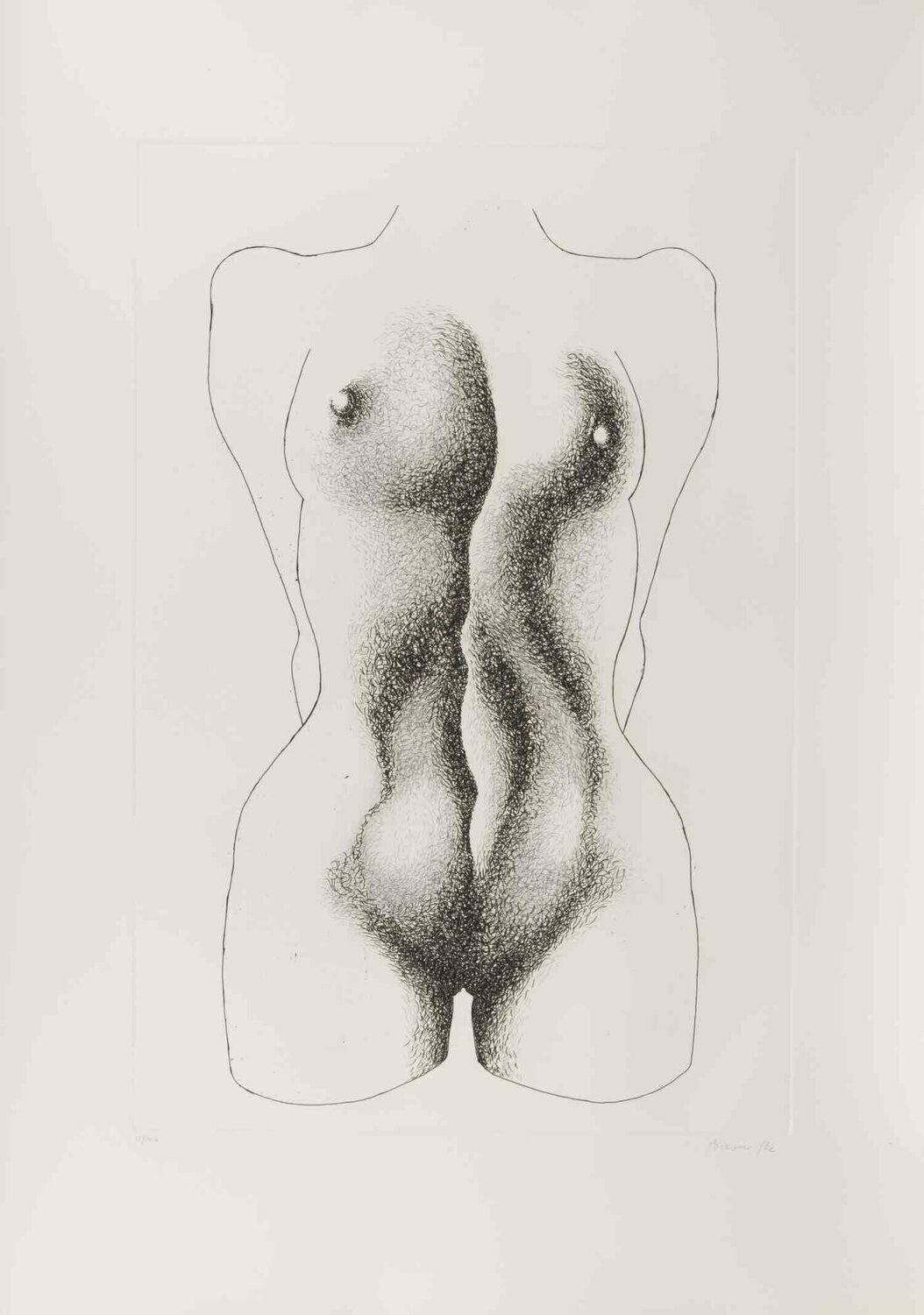 Nude Giacomo Porzano Impresión en venta