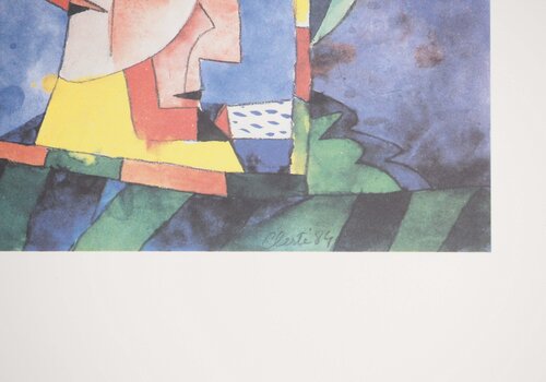 Composition au tigre von Jean Clerté, Druck kaufen auf Singulart