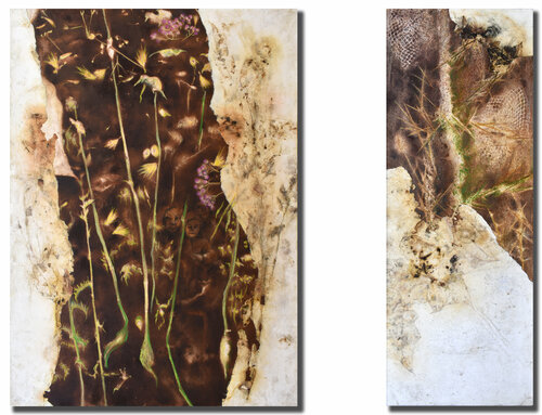 dittico: Tra le spine di Milena Nicosia, Pittura in vendita su Singulart