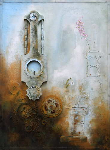 Detriti di un tempo perduto van Milena Nicosia, Schilderij te koop op Singulart