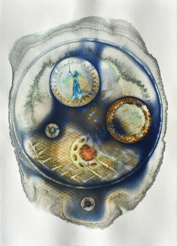 Lady  freedom di Milena Nicosia, Opera su carta in vendita su Singulart